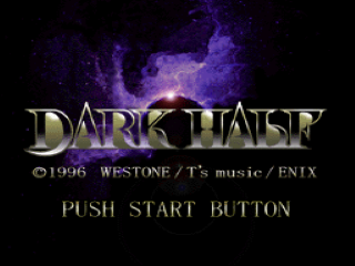 Dark Half title screen for Super Famicom